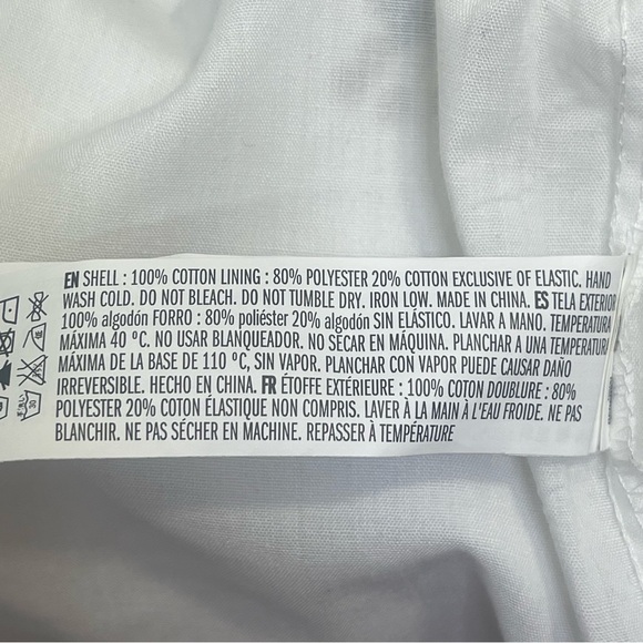 La’ Ven Puff Sleeve Flower Bouquets Pockets Short Dress Small NWT - Picture 10 of 10